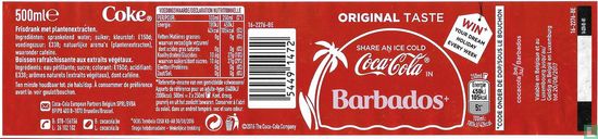 Coca-Cola 500ml - Barbados