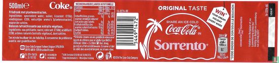 Coca-Cola 500ml - Sorrento