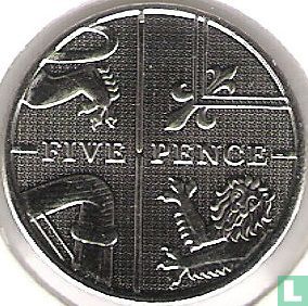 United Kingdom 5 pence 2012 - Image 2