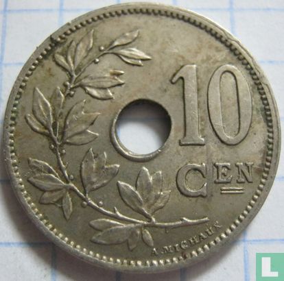 Belgium 10 centimes 1902 (NLD) - Image 2