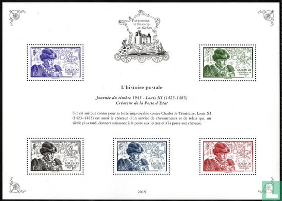 Französisches Erbe in Briefmarken