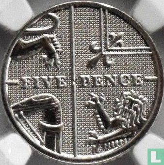 United Kingdom 5 pence 2018 - Image 2