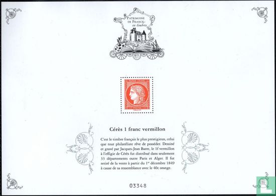 Frans erfgoed in postzegels