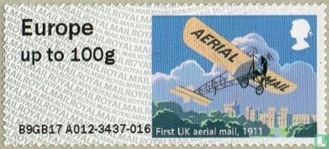 Premier vol postal en UK