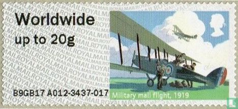 Premier vol postal militaire