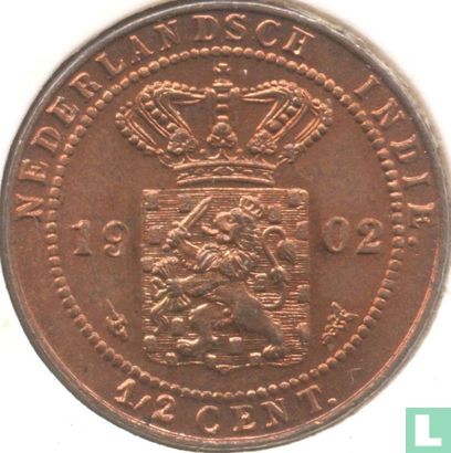 Indes néerlandaises ½ cent 1902 - Image 1