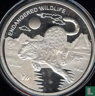 Congo-Kinshasa 10 francs 2007 (PROOF) "Endangered wildlife - Leopard" - Afbeelding 2