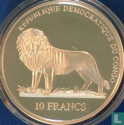 Congo-Kinshasa 10 francs 2006 (BE) "2008 Summer Olympics in Beijing" - Image 2