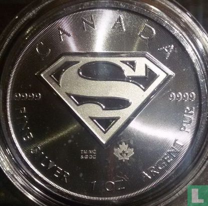 Canada 5 dollars 2016 (colourless) "Superman" - Image 2
