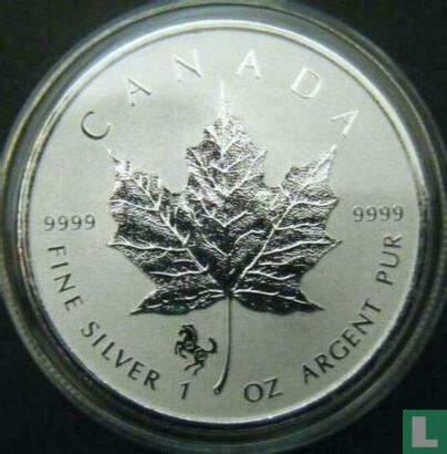 Canada 5 dollars 2014 (zilver - kleurloos - met paard privy merk) - Afbeelding 2