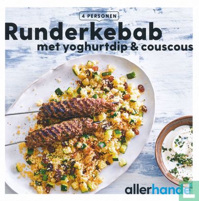Runderkebab met yoghurtdip & couscous - Afbeelding 1