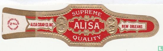 Alisa Supreme Quality - Alisa Cigar Co. Inc. - New Orleans - Afbeelding 1