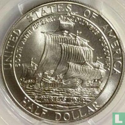 États-Unis ½ dollar 1992 "500th anniversary Columbus discovery of America" - Image 2
