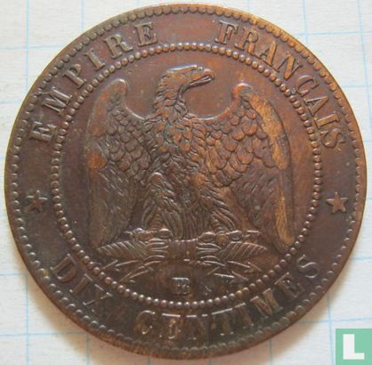 Frankrijk 10 centimes 1864 (BB) - Afbeelding 2