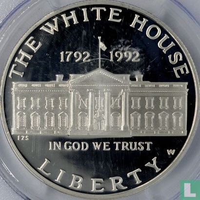Verenigde Staten 1 dollar 1992 (PROOF) "200th anniversary of the White House" - Afbeelding 1