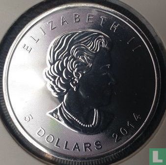 Canada 5 dollars 2014 (gekleurd - groen) - Afbeelding 1