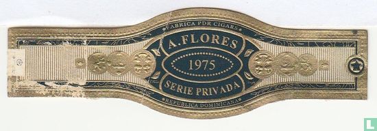 A. Flores 1975 serie privada Republica Dominicana - Image 1
