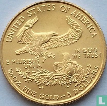 United States 5 dollars 1996 "Gold eagle" - Image 2