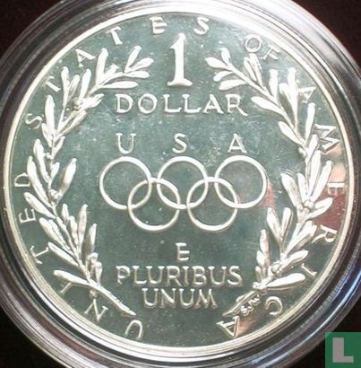 United States 1 dollar 1988 (PROOF) "Summer Olympics in Seoul" - Image 2