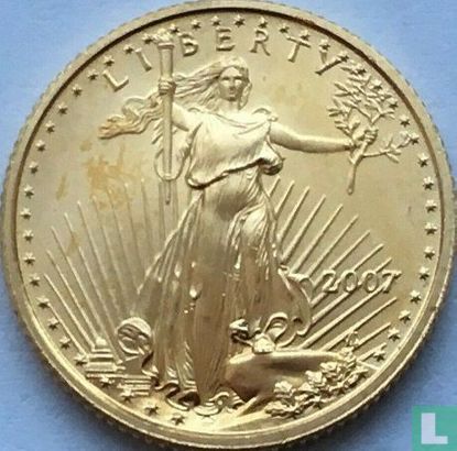 United States 5 dollars 2007 "Gold eagle" - Image 1
