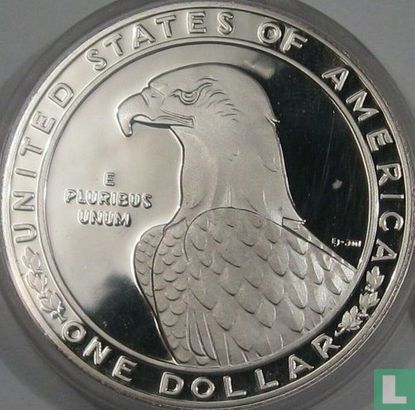 United States 1 dollar 1983 (PROOF) "1984 Summer Olympics in Los Angeles" - Image 2