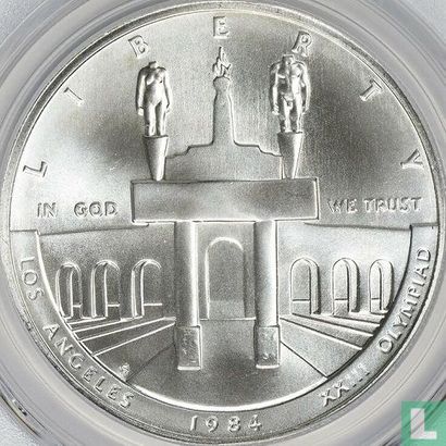 États-Unis 1 dollar 1984 (S) "Summer Olympics in Los Angeles" - Image 1