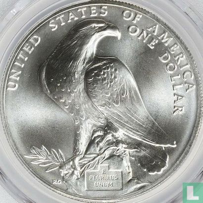 United States 1 dollar 1984 (S) "Summer Olympics in Los Angeles" - Image 2