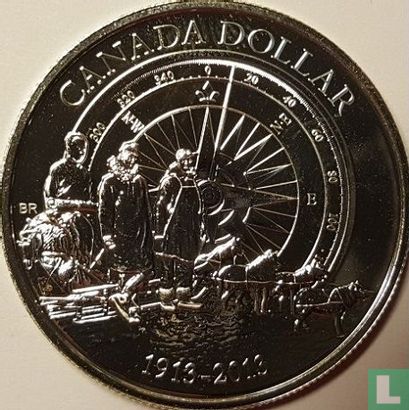 Kanada 1 Dollar 2013 "100th Anniversary of the Canadian Arctic Expedition" - Bild 1