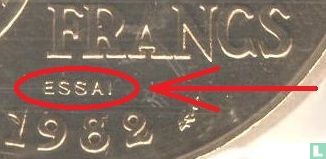 Monaco 10 Franc 1982 (Probe) "Death of Princess Grace" - Bild 3