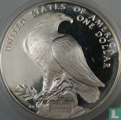 Verenigde Staten 1 dollar 1984 (PROOF) "Summer Olympics in Los Angeles" - Afbeelding 2
