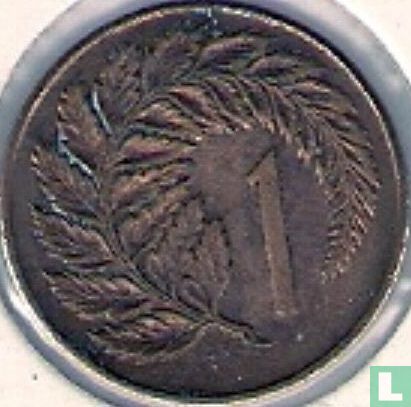 Nieuw-Zeeland 1 cent 1984 (laag reliëf portret) - Afbeelding 2