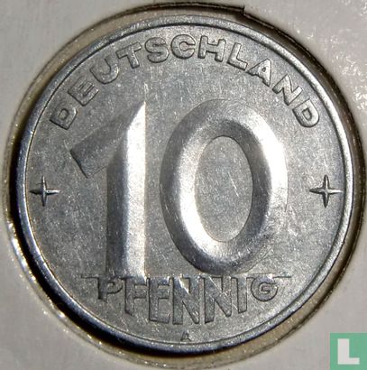 DDR 10 pfennig 1952 (A) - Afbeelding 2