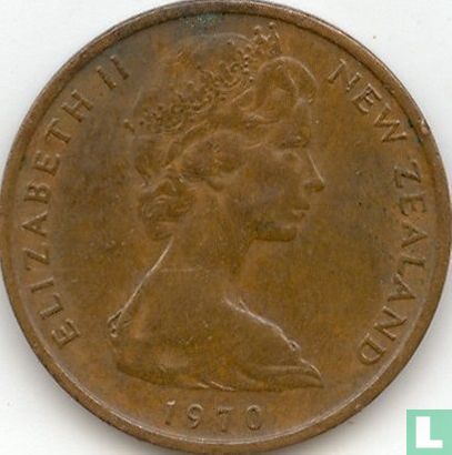 New Zealand 1 cent 1970 - Image 1