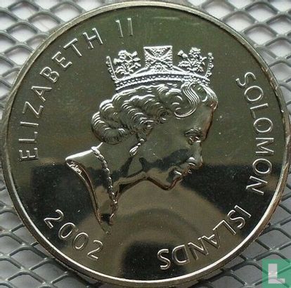 Îles Salomon 5 dollars 2002 "50th anniversary Reign of Queen Elizabeth II - Orb" - Image 1