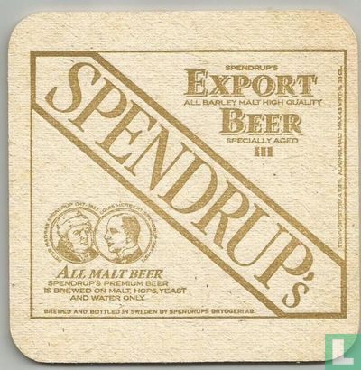 Spendrup's export beer