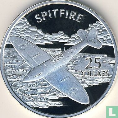 Salomon-Inseln 25 Dollar 2003 (PP) "Spitfire" - Bild 2