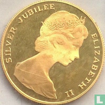 Bermuda 50 Dollar 1977 (PP - mit CHI) "25th anniversary  Accession of Queen Elizabeth II" - Bild 2