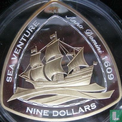 Bermudes 9 dollars 2006 (BE) "Sailing ship Sea Venture" - Image 2