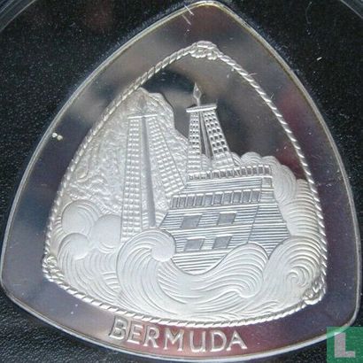 Bermuda 3 dollars 1997 (PROOF) "Wreck of the Sea Venture" - Afbeelding 2