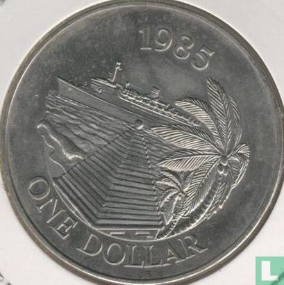 Bermudes 1 dollar 1985 (cuivre-nickel) ''Cruise ship tourism" - Image 1