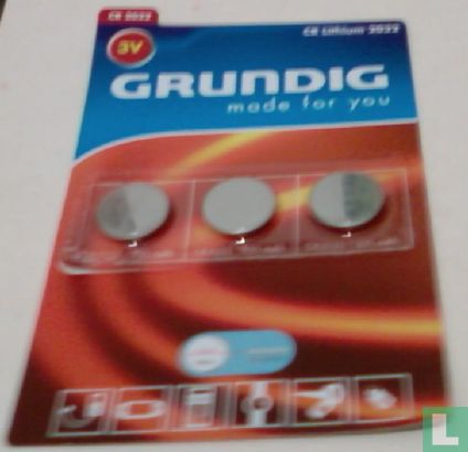 Grundig made for you - CR Lithium 2032 3V 200mA - CR2032 - Afbeelding 1