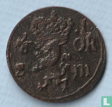 Sweden 1/6 öre S.M. 1673 (with star in date) - Image 2
