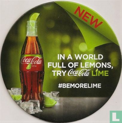 In a world full of lemons, try Coca-Cola lime - Afbeelding 1