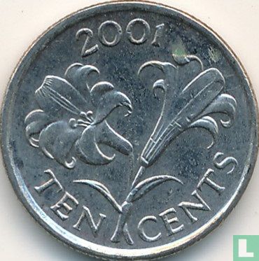 Bermuda 10 cents 2001 - Afbeelding 1