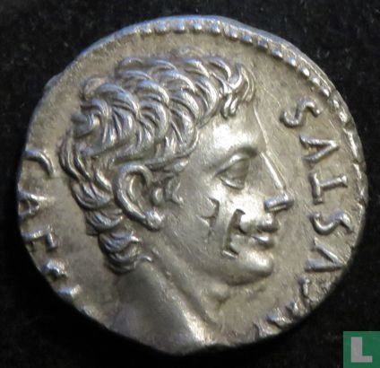 Roman Empire, AR Denarius, 18 BC, (Colonia Patria) - Image 1
