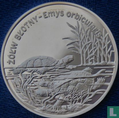 Polen 20 Zlotych 2002 (PP) "European pond turtles" - Bild 2