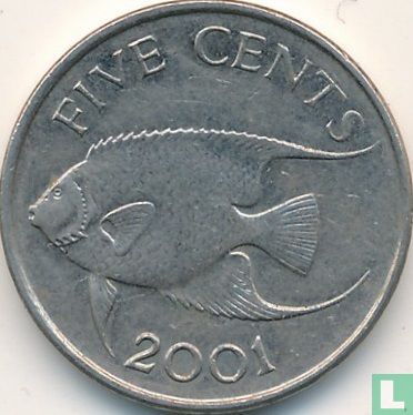 Bermuda 5 cents 2001 - Image 1