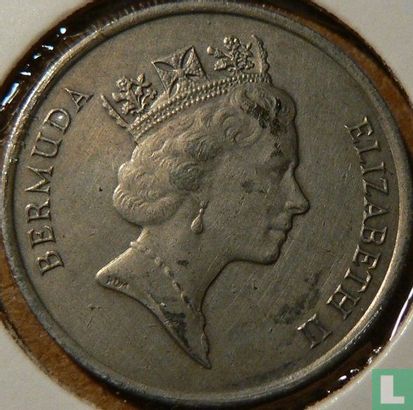Bermuda 25 cents 1986 - Image 2