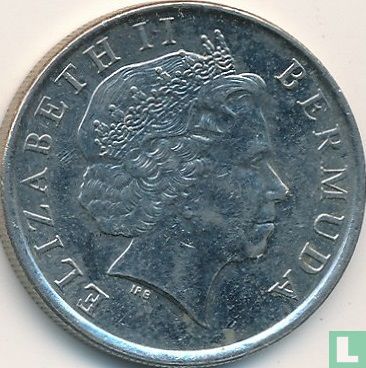 Bermuda 25 cents 2001 - Image 2
