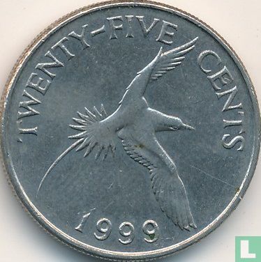 Bermuda 25 cents 1999 - Image 1